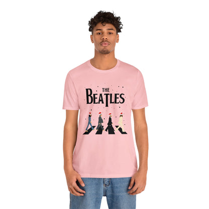 The Beatles Abbey Road Santas Unisex Jersey Short Sleeve Tee Shirt