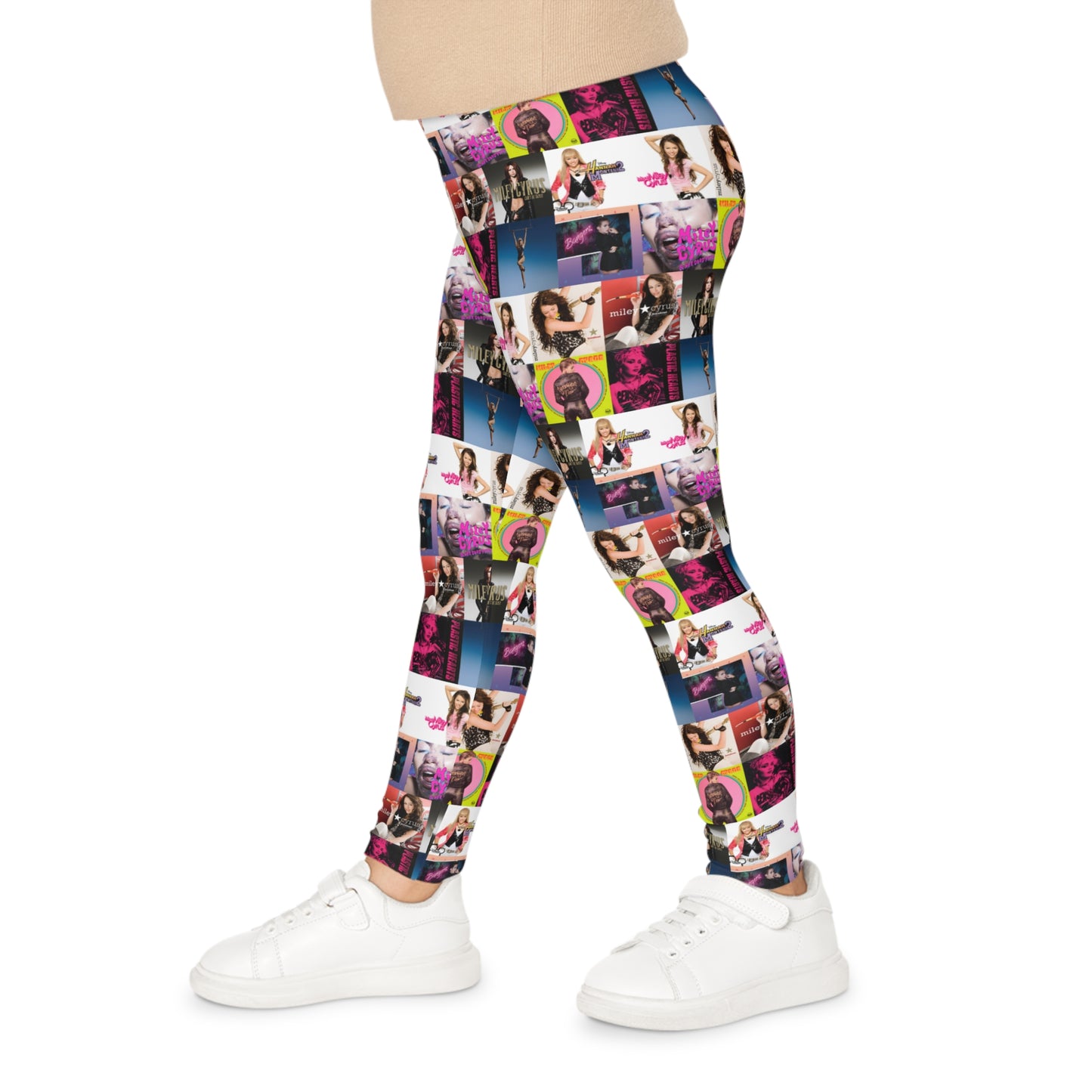 Miley Cyrus Album Cover Collage Kids Leggings