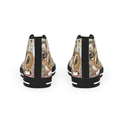 Lana Del Rey Victorian Collage Men's High Top Sneakers