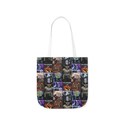 Motionless In White Album Cover Collage Polyester Canvas Tote Bag