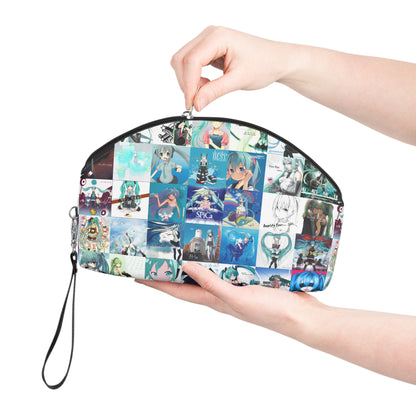 Hatsune Miku Album Cover Collage Makeup Bag