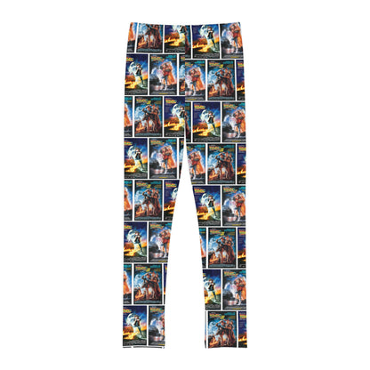 Back To The Future Movie Posters Collage Youth Leggings