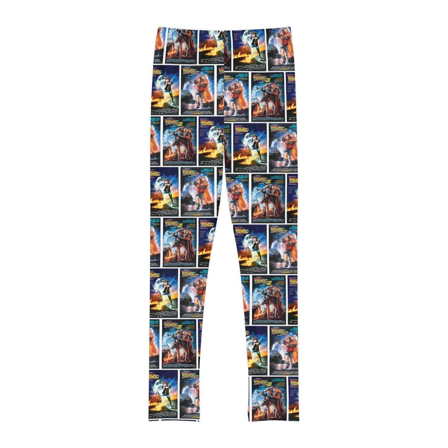 Back To The Future Movie Posters Collage Youth Leggings