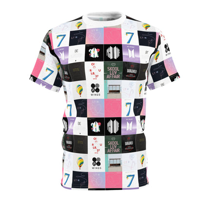 BTS Album Cover Art Collage Unisex Tee Shirt