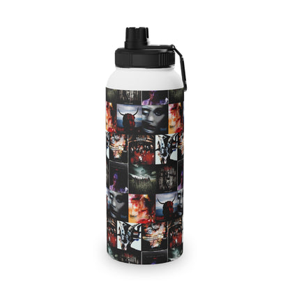 Slipknot Album Art Collage Stainless Steel Sports Lid Water Bottle