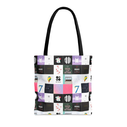 BTS Album Cover Art Collage Tote Bag