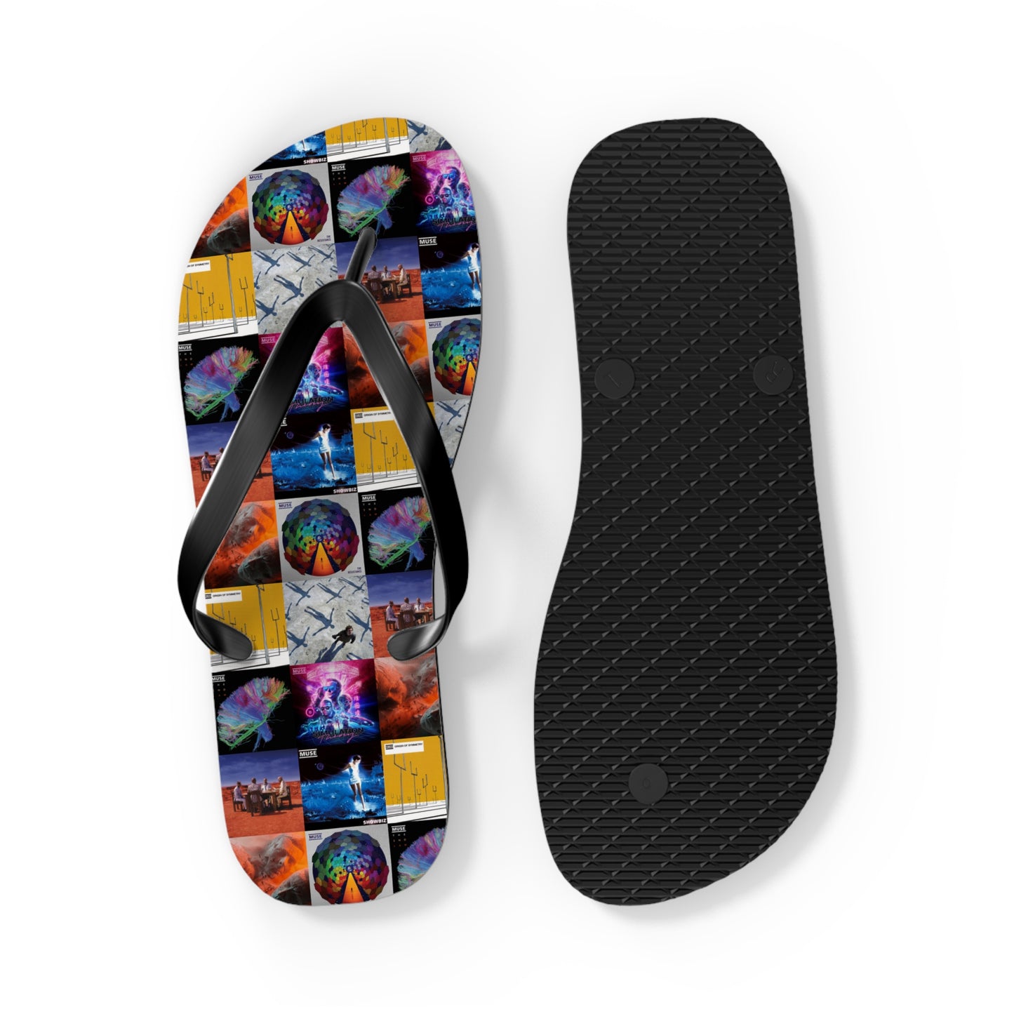 Muse Album Cover Collage Flip Flops