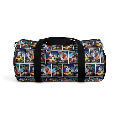 Back To The Future Movie Posters Collage Duffel Bag