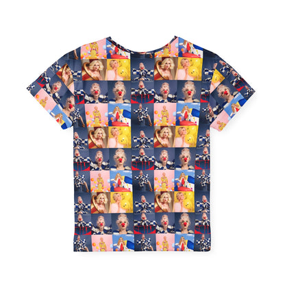 Katy Perry Smile Mosaic Kids Sports Jersey
