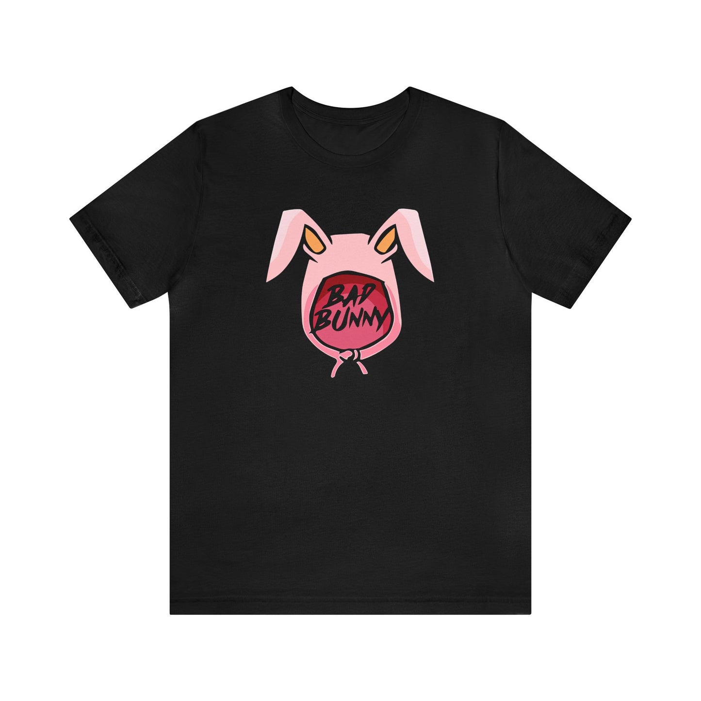 Bad Bunny Hoodie Logo Unisex Jersey Short Sleeve Tee Shirt