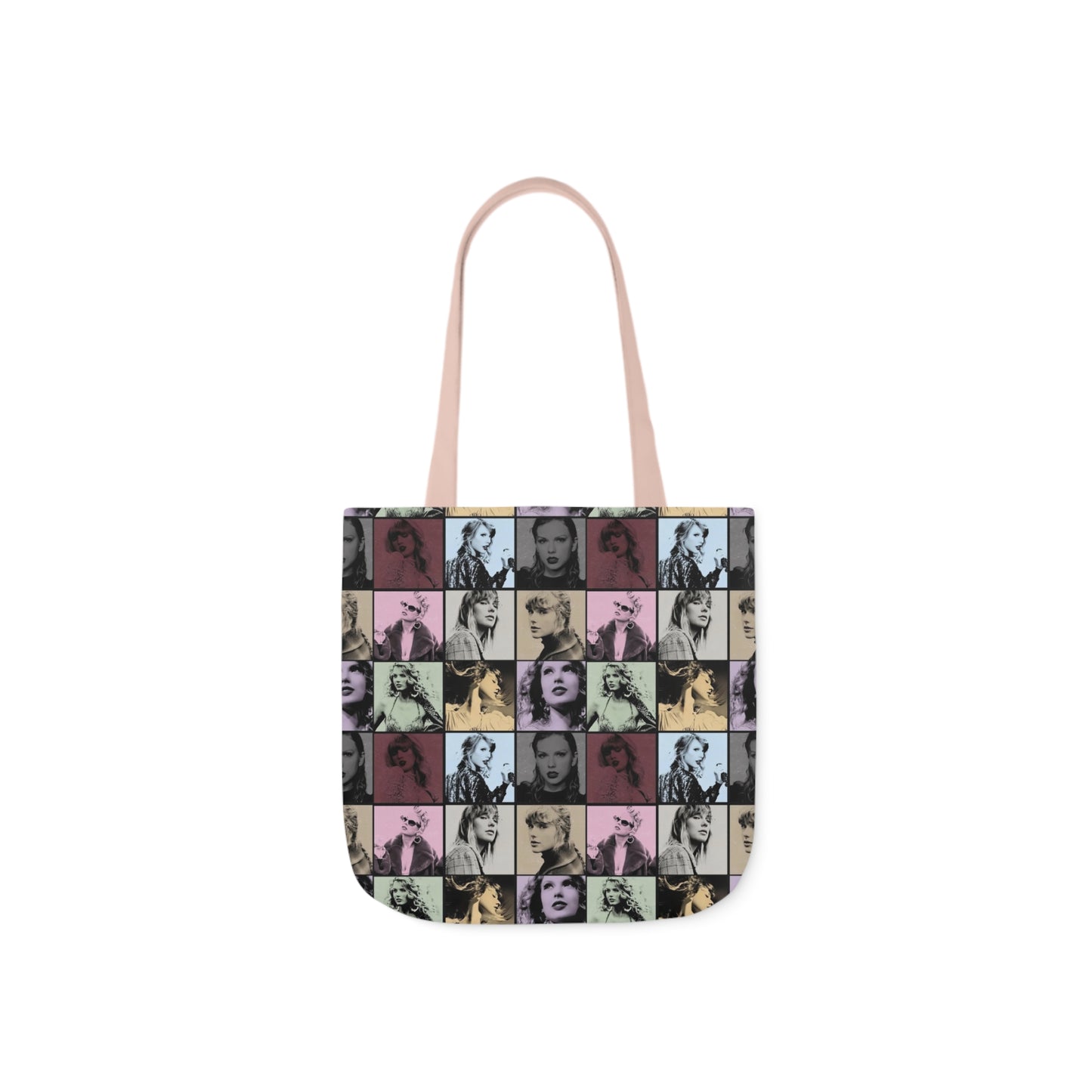 Taylor Swift Eras Collage Polyester Canvas Tote Bag