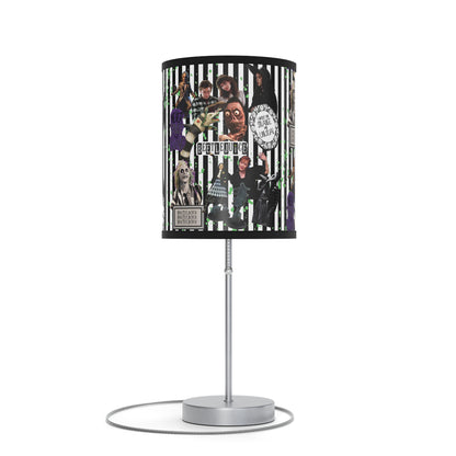 Beetlejuice Strange And Unusual Collage Lamp on a Stand