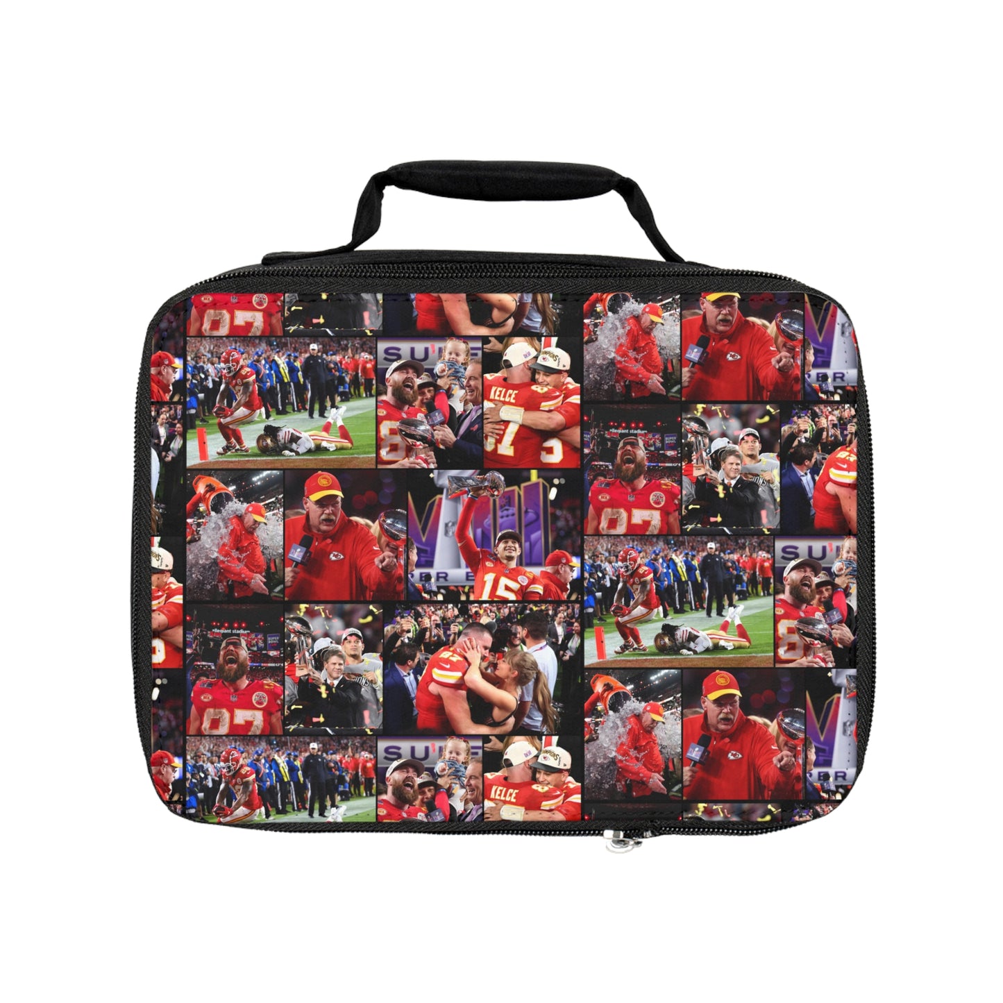 Kansas City Chiefs Superbowl LVIII Championship Victory Collage Lunch Bag