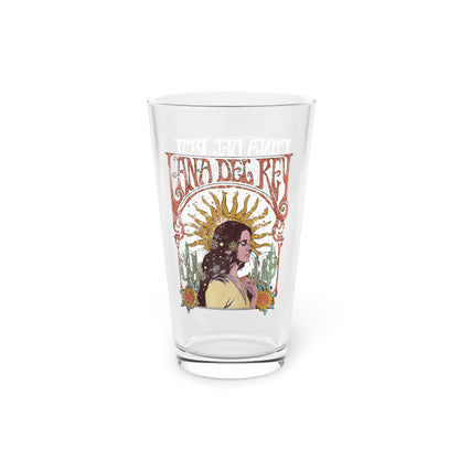 Lana Del Rey Vintage Artwork Pint Glass