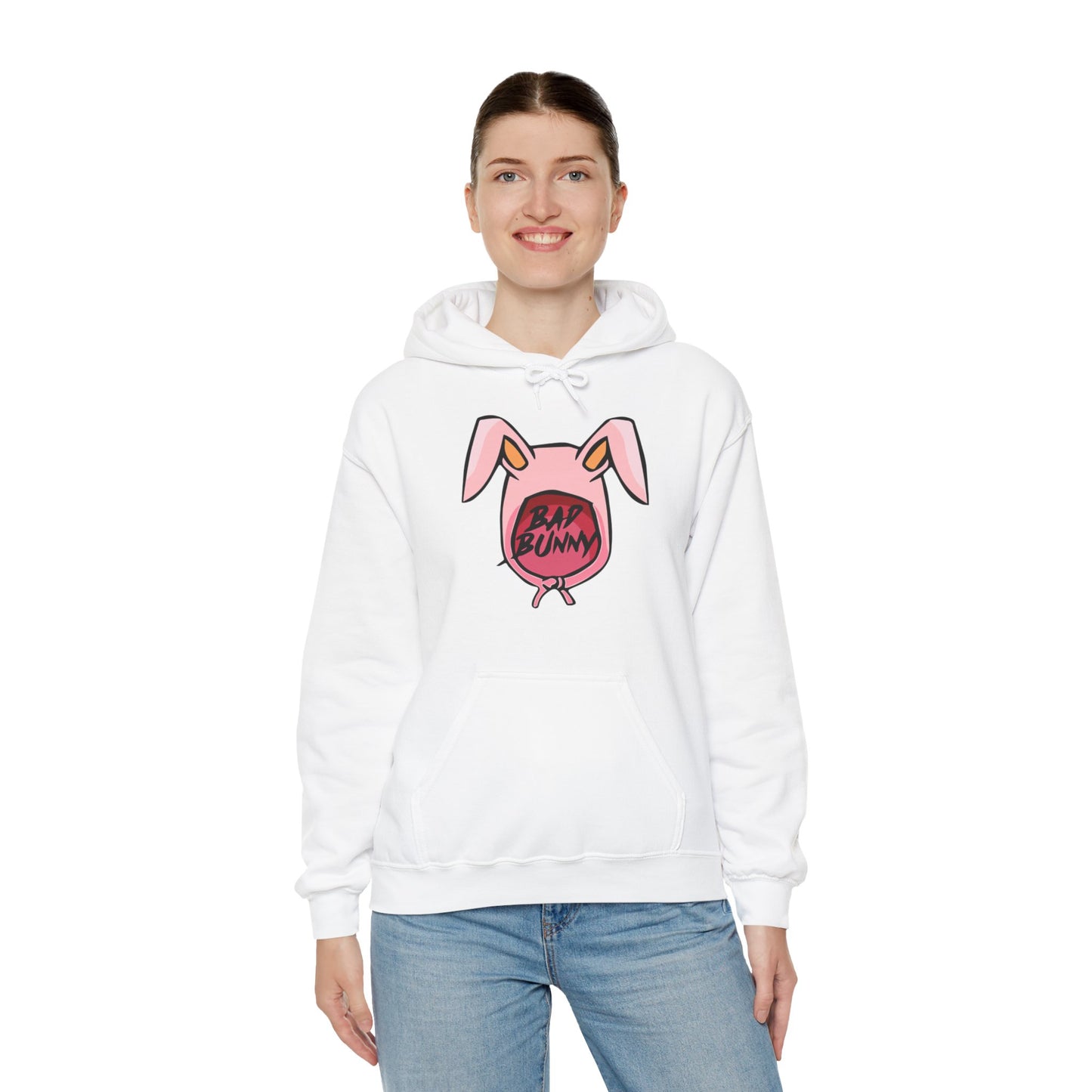 Bad Bunny Hoodie Logo Unisex Heavy Blend Hooded Sweatshirt