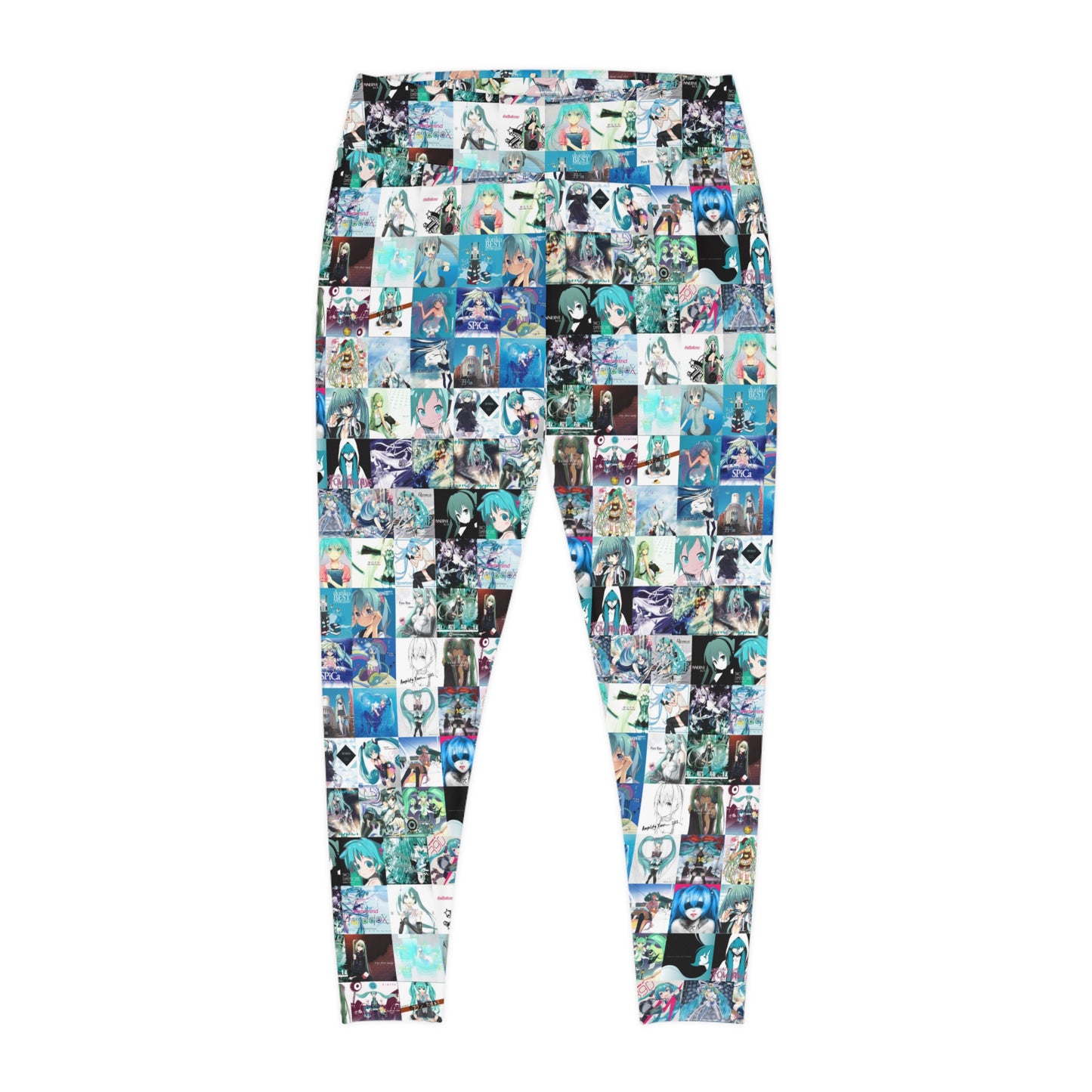 Hatsune Miku Album Cover Collage Plus Size Leggings