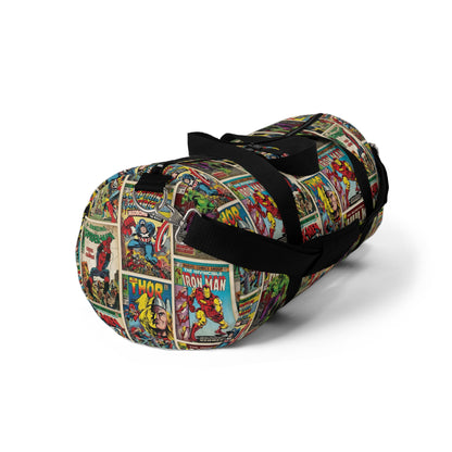 Marvel Comic Book Cover Collage Duffel Bag