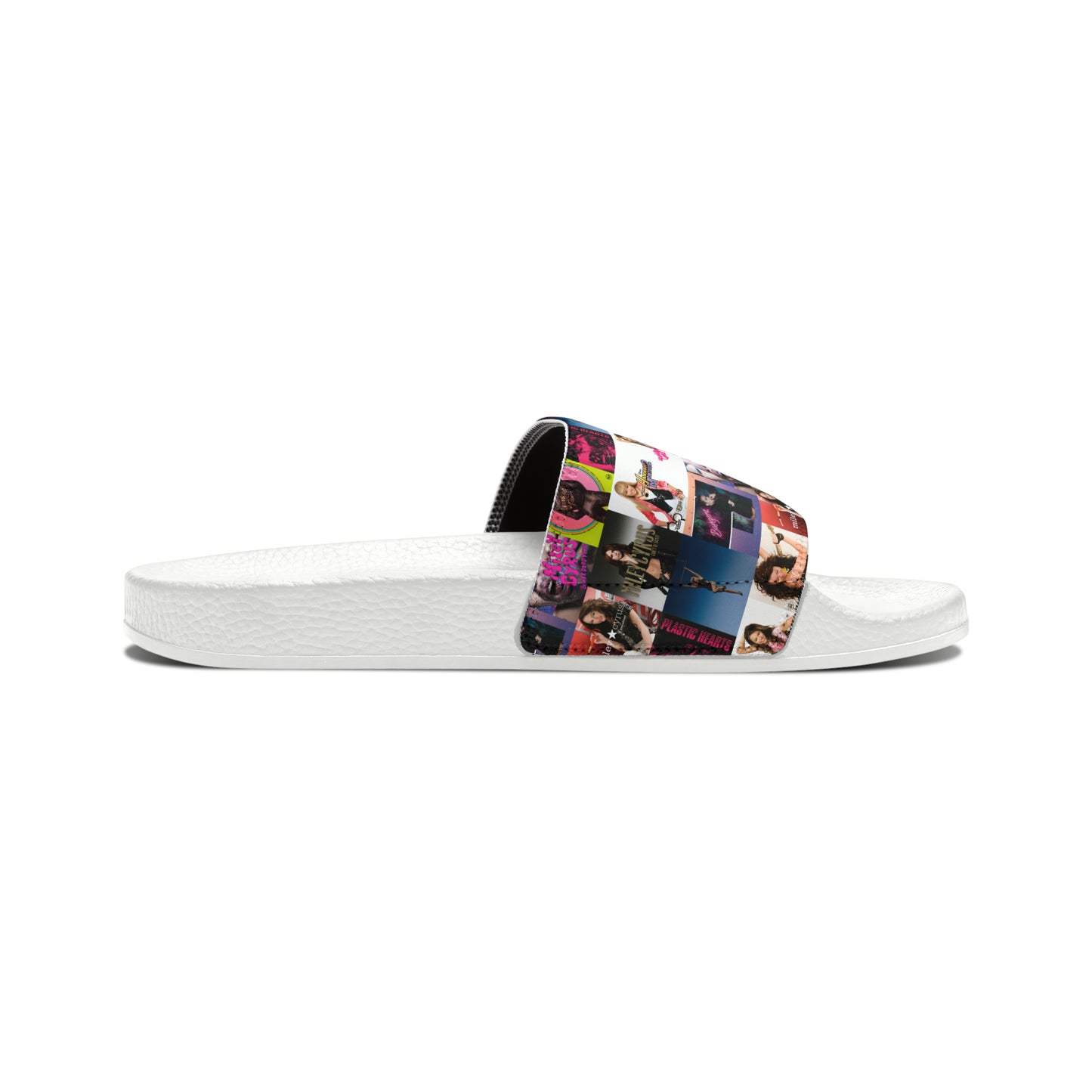 Miley Cyrus Album Cover Collage Youth Slide Sandals