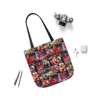 Kansas City Chiefs Superbowl LVIII Championship Victory Collage Polyester Canvas Tote Bag