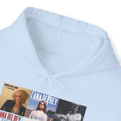 Lana Del Rey Album Cover Collage Unisex Heavy Blend Hooded Sweatshirt