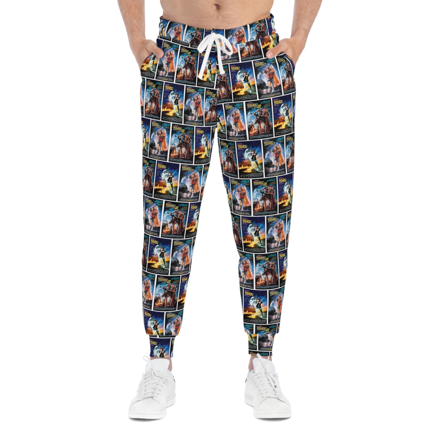 Back To The Future Movie Posters Collage Athletic Jogger Sweatpants