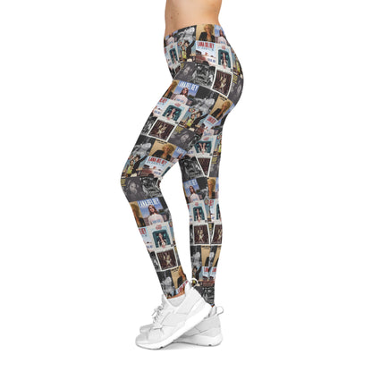 Lana Del Rey Album Cover Collage Women's Casual Leggings