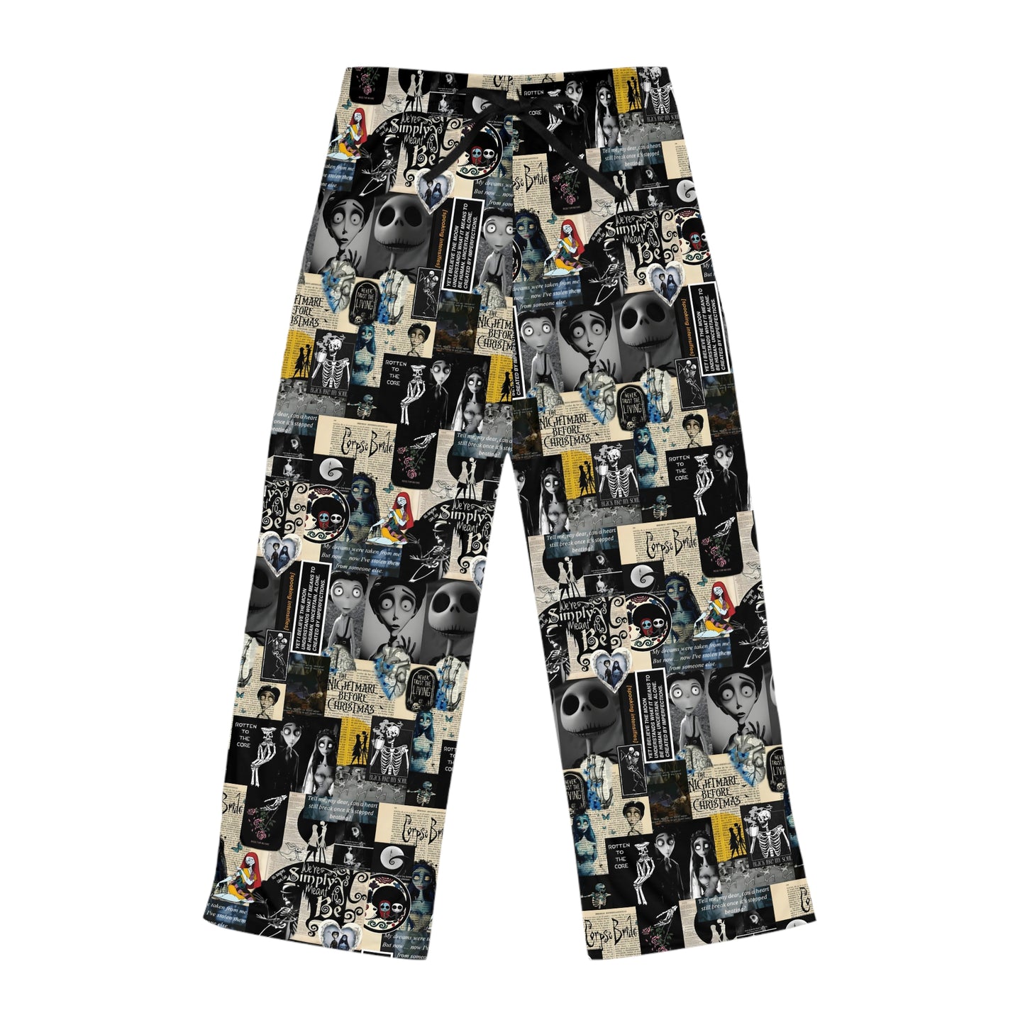 The Nightmare Before Christmas Rotten To The Core Collage Women's Pajama Pants