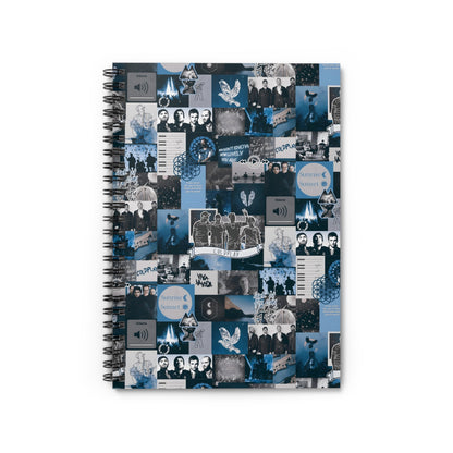 Coldplay Sunrise Sunset Collage Spiral Notebook - Ruled Line