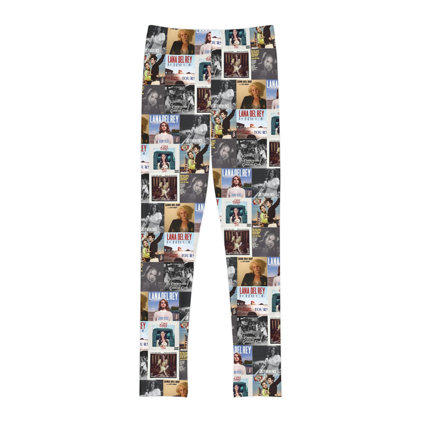 Lana Del Rey Album Cover Collage Youth Leggings