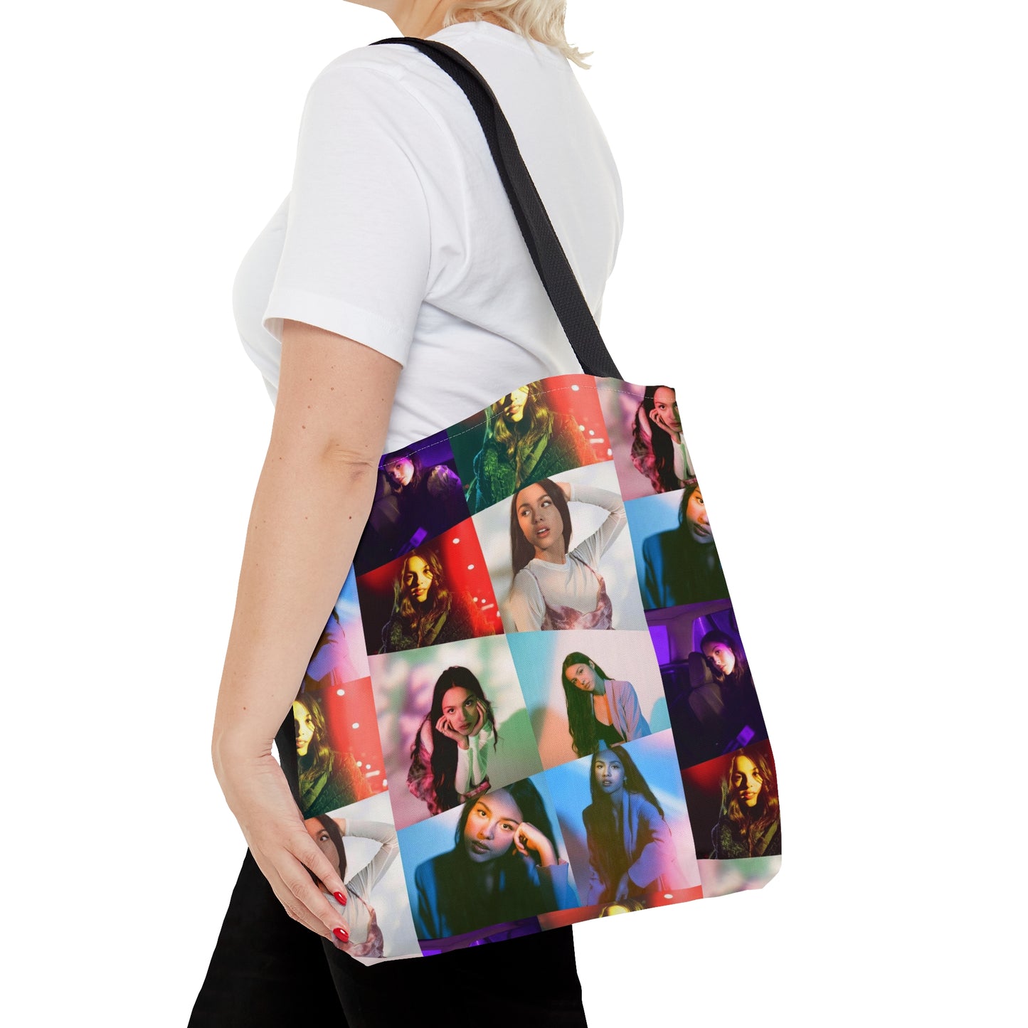 Olivia Rodrigo Portrait Collage Tote Bag