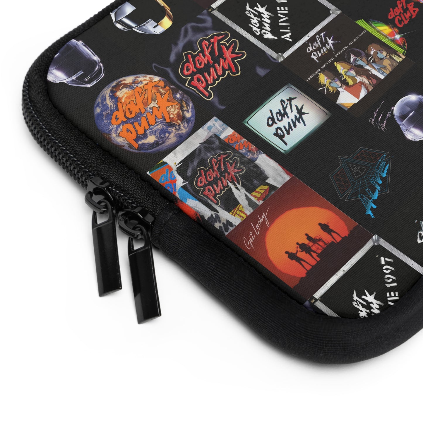 Daft Punk Album Cover Art Collage Laptop Sleeve