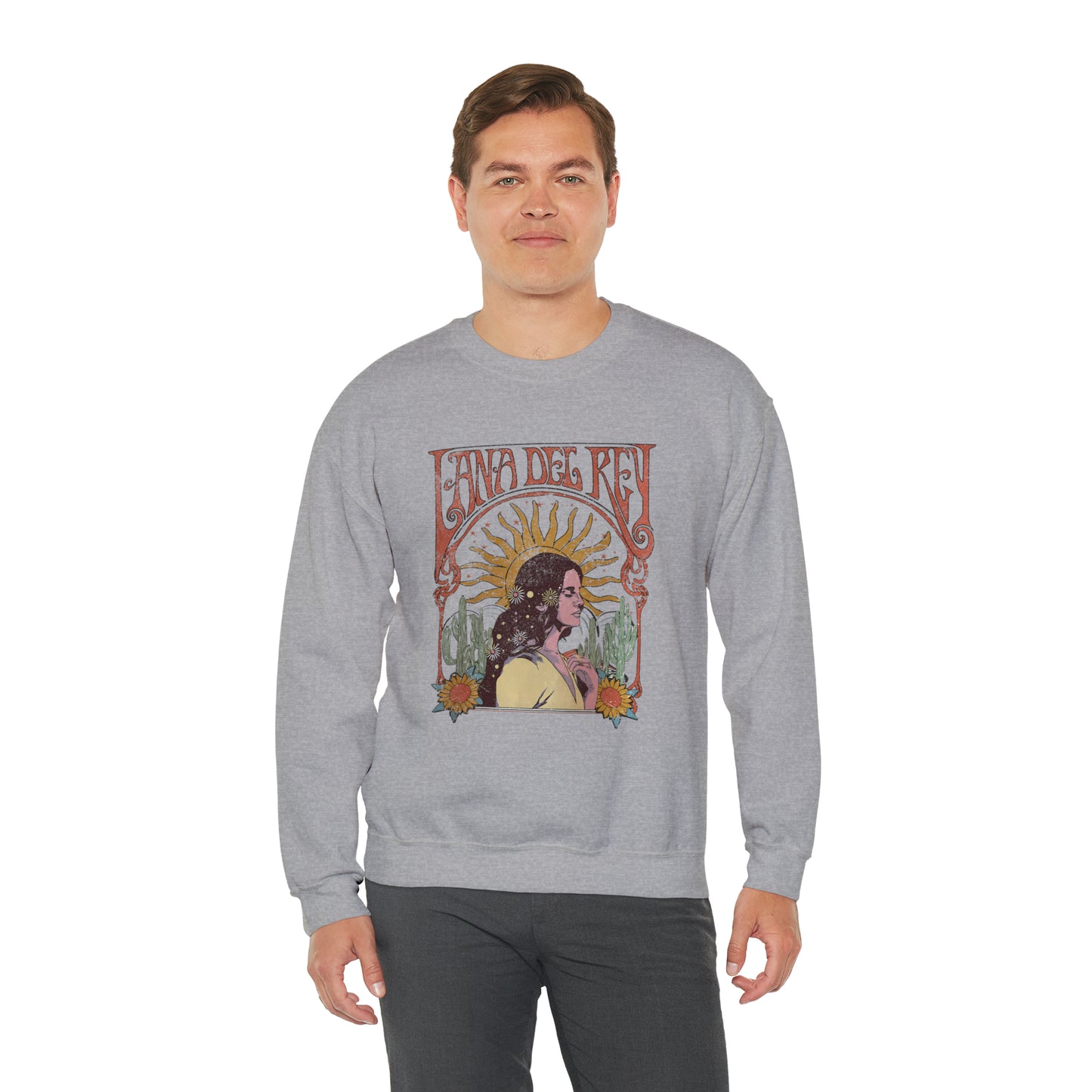 Lana Del Rey Vintage Artwork Unisex Heavy Blend Crewneck Sweatshirt