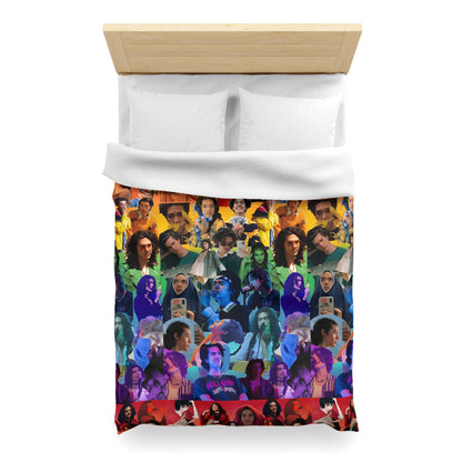 Conan Grey Rainbow Photo Collage Microfiber Duvet Cover