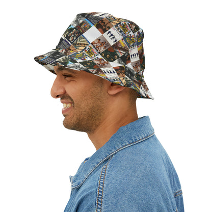 The Beatles Album Cover Collage Bucket Hat