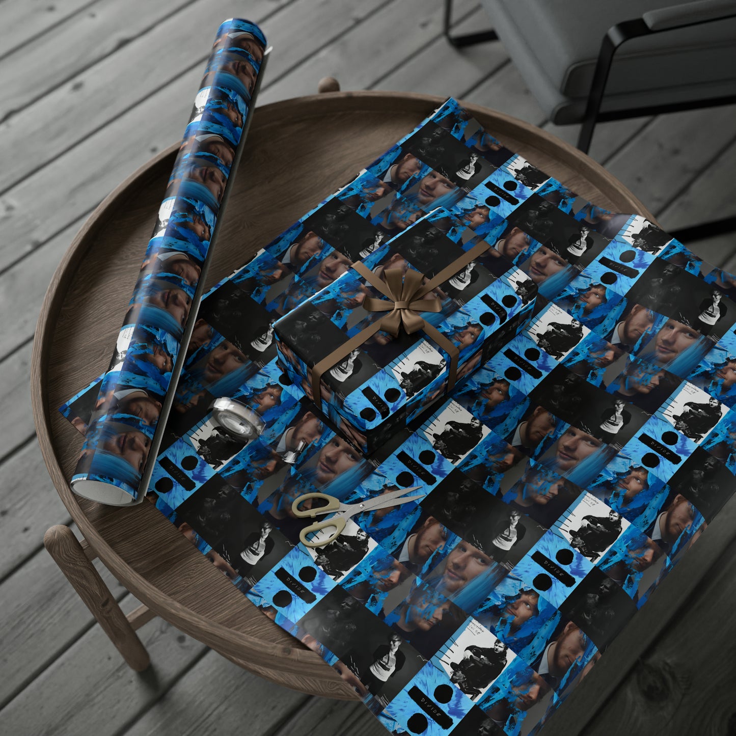 Ed Sheeran Divide Mosaic Gift Wrapping Paper