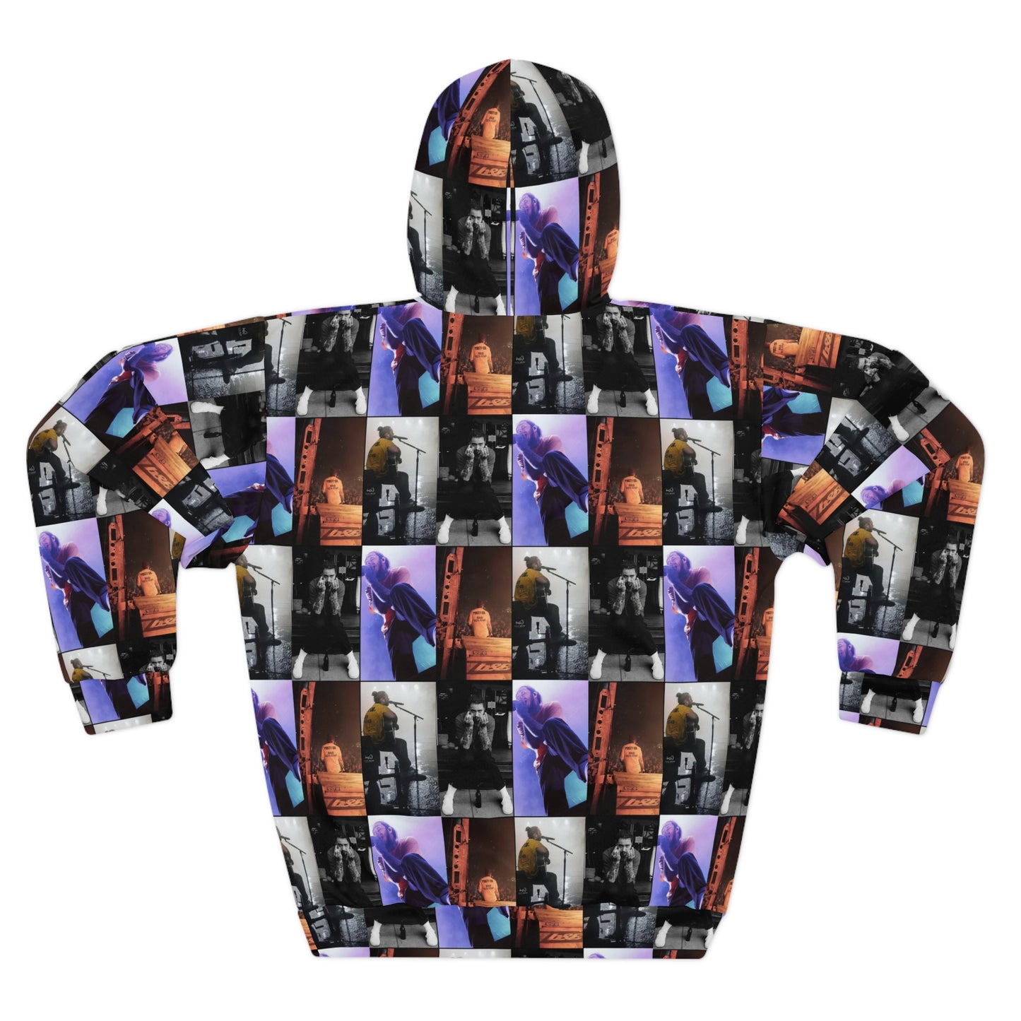 Post Malone On Tour Collage Unisex Pullover Hoodie