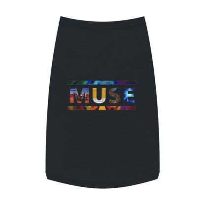 Muse Album Art Letters Pet Tank Top