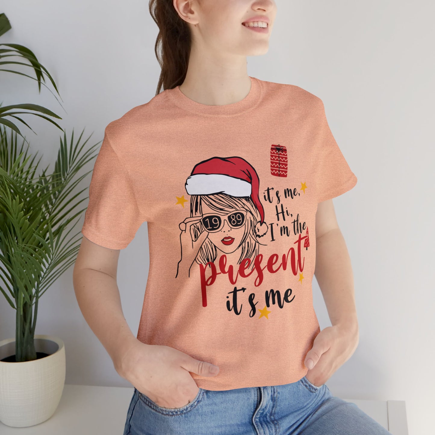 Taylor Swift I'm The Present Unisex Jersey Short Sleeve Tee Shirt