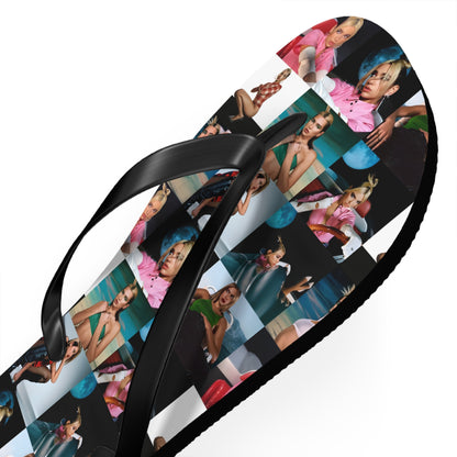 Dua Lipa Future Nostalgia Mosaic Flip Flops