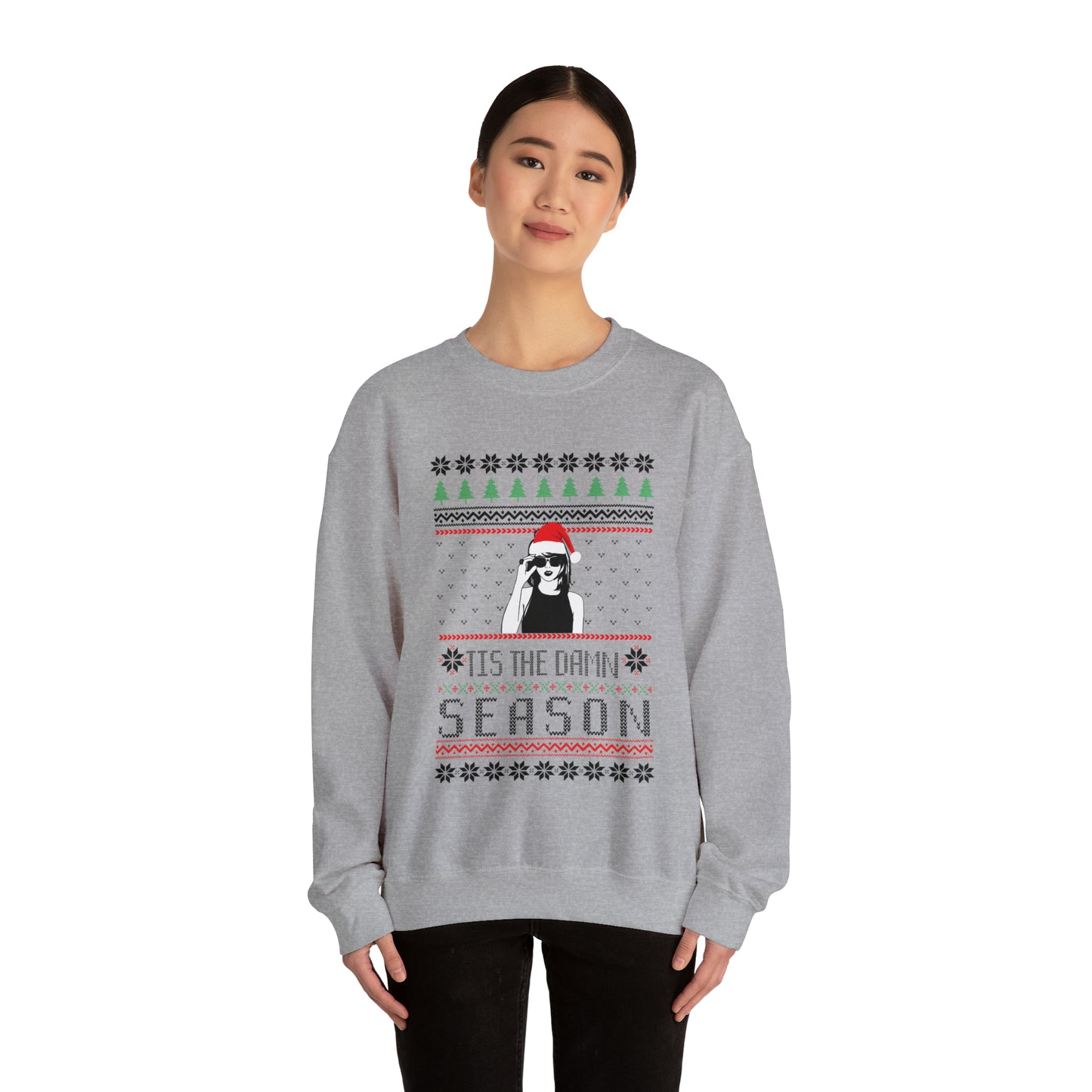 Taylor Swift 'Tis The Damn Season Unisex Heavy Blend Crewneck Sweatshirt