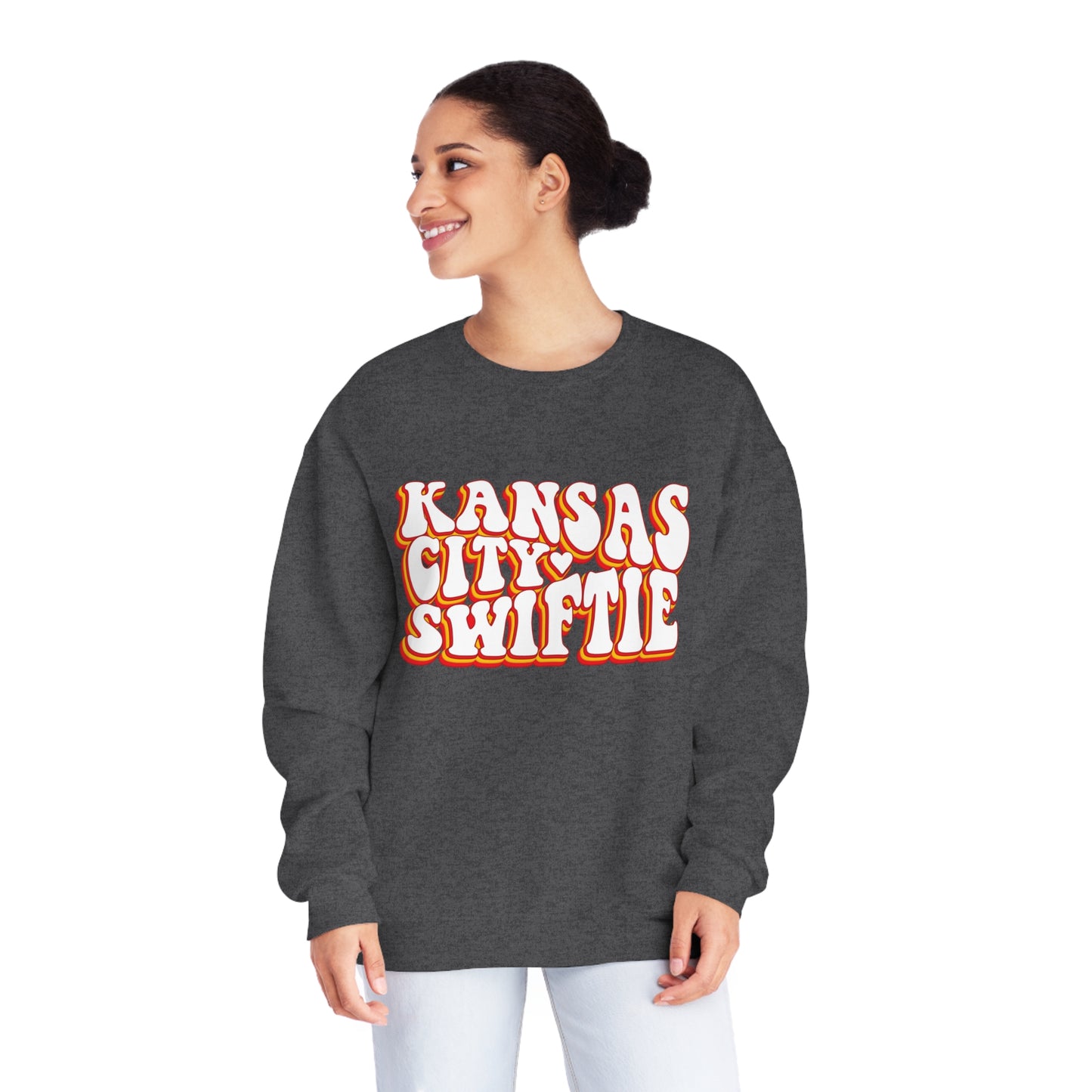 Taylor Swift Kansas City Swiftie Unisex NuBlend Crewneck Sweatshirt