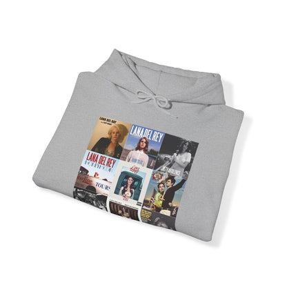 Lana Del Rey Album Cover Collage Unisex Heavy Blend Hooded Sweatshirt