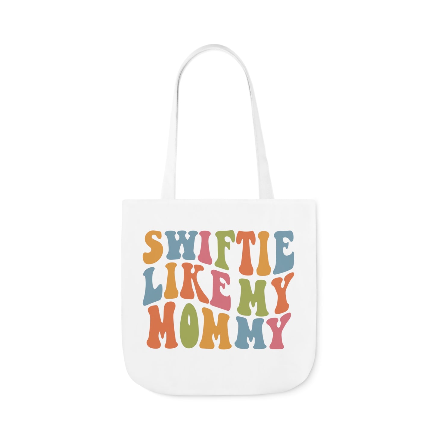 Taylor Swift Swiftie Like My Mommy Polyester Canvas Tote Bag