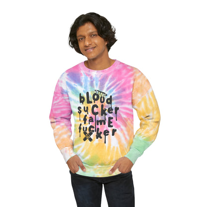 Olivia Rodrigo Blood Sucker Fame Fucker Unisex Tie-Dye Sweatshirt