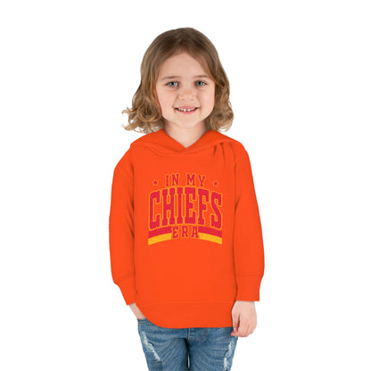 Taylor Swift In My Chiefs Era Toddler Pullover Fleece Hoodie