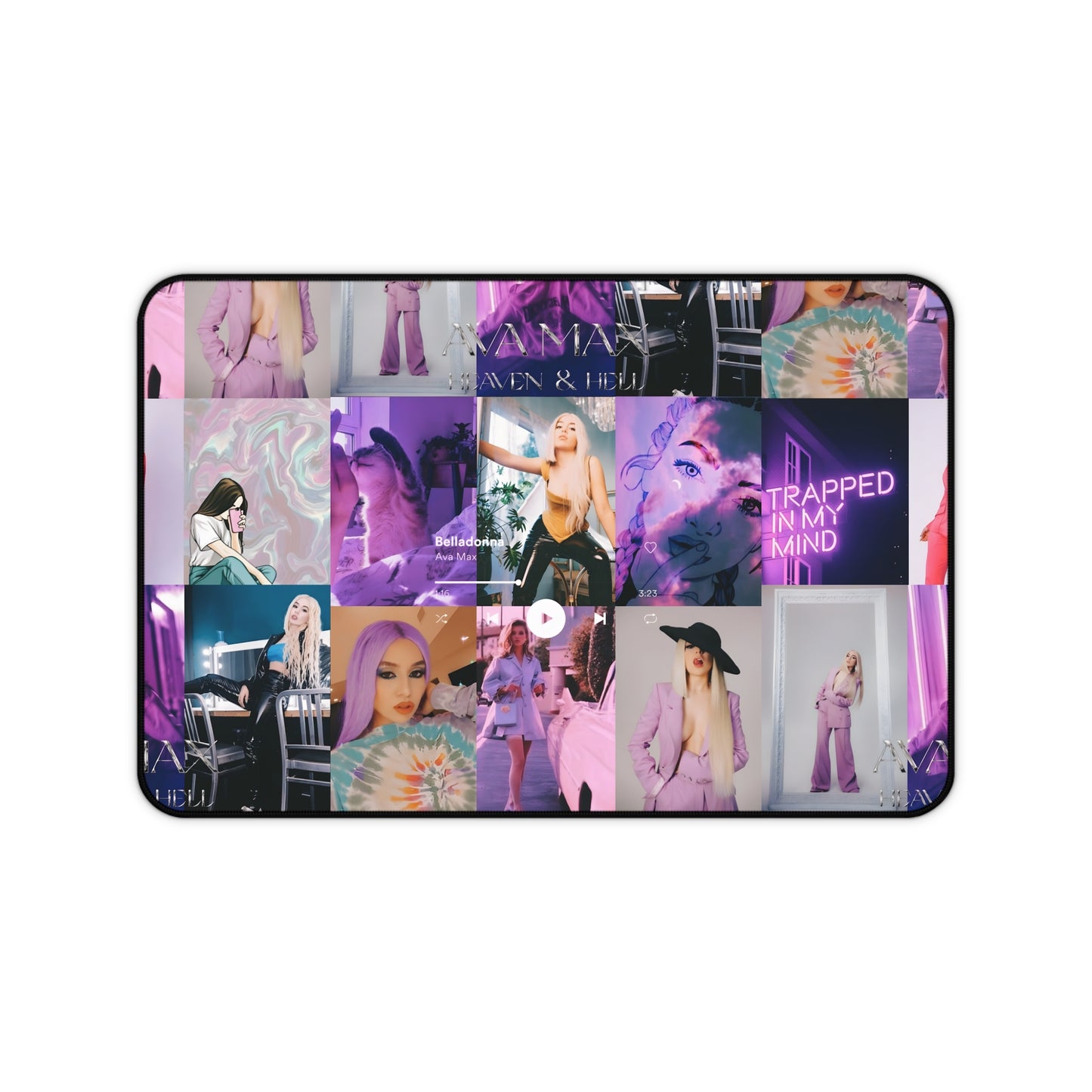 Ava Max Belladonna Photo Collage Desk Mat