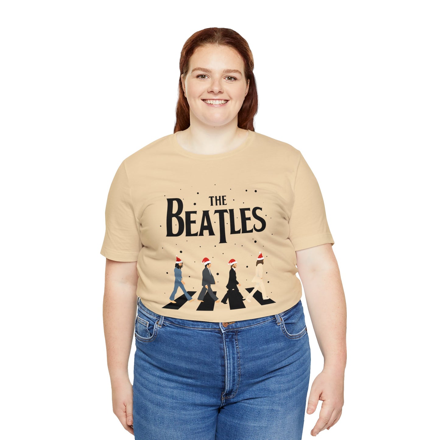 The Beatles Abbey Road Santas Unisex Jersey Short Sleeve Tee Shirt