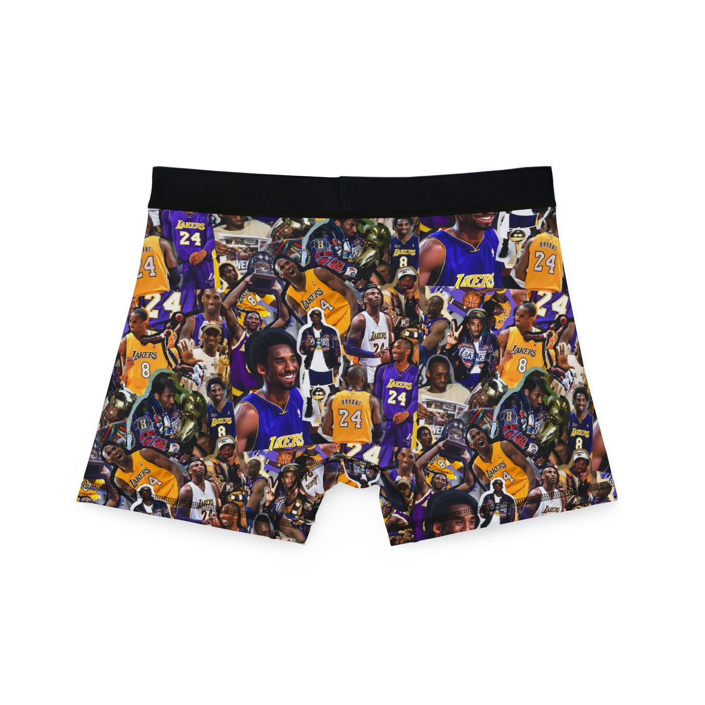 Kobe Bryant Career Moments Photo Collage Men's Boxers