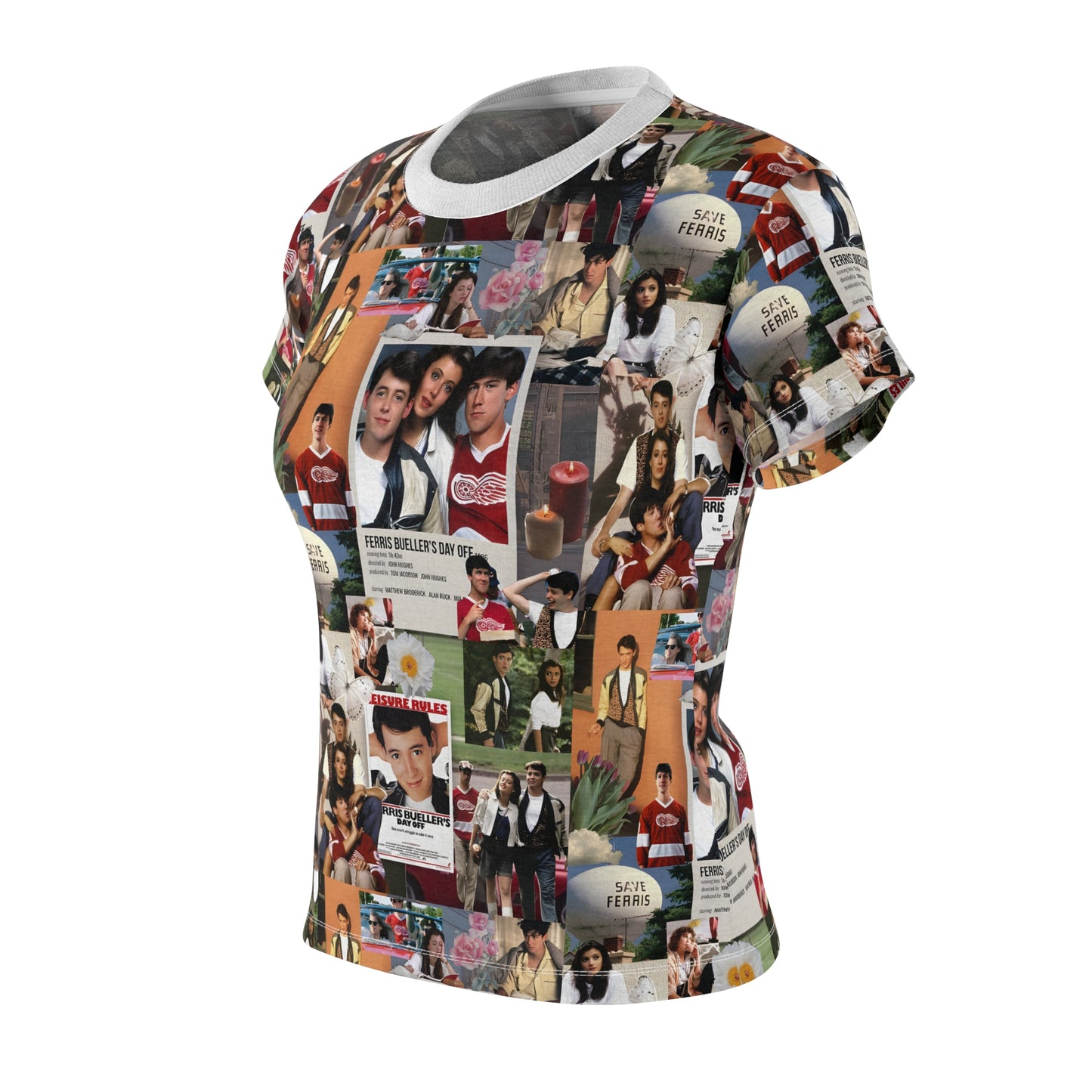 Ferris Bueller's Day Off Movie Montage Women's Cut & Sew Tee