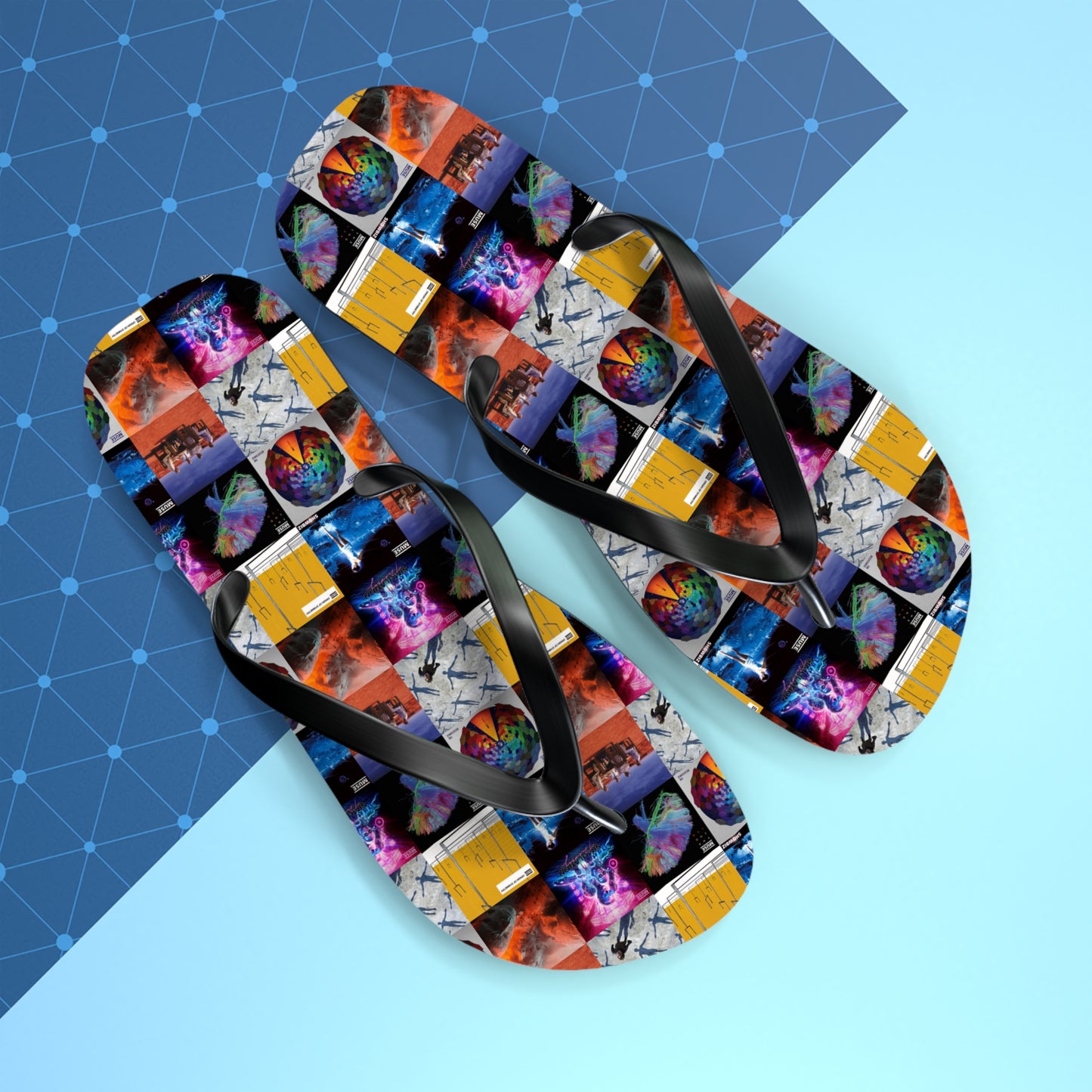 Muse Album Cover Collage Flip Flops